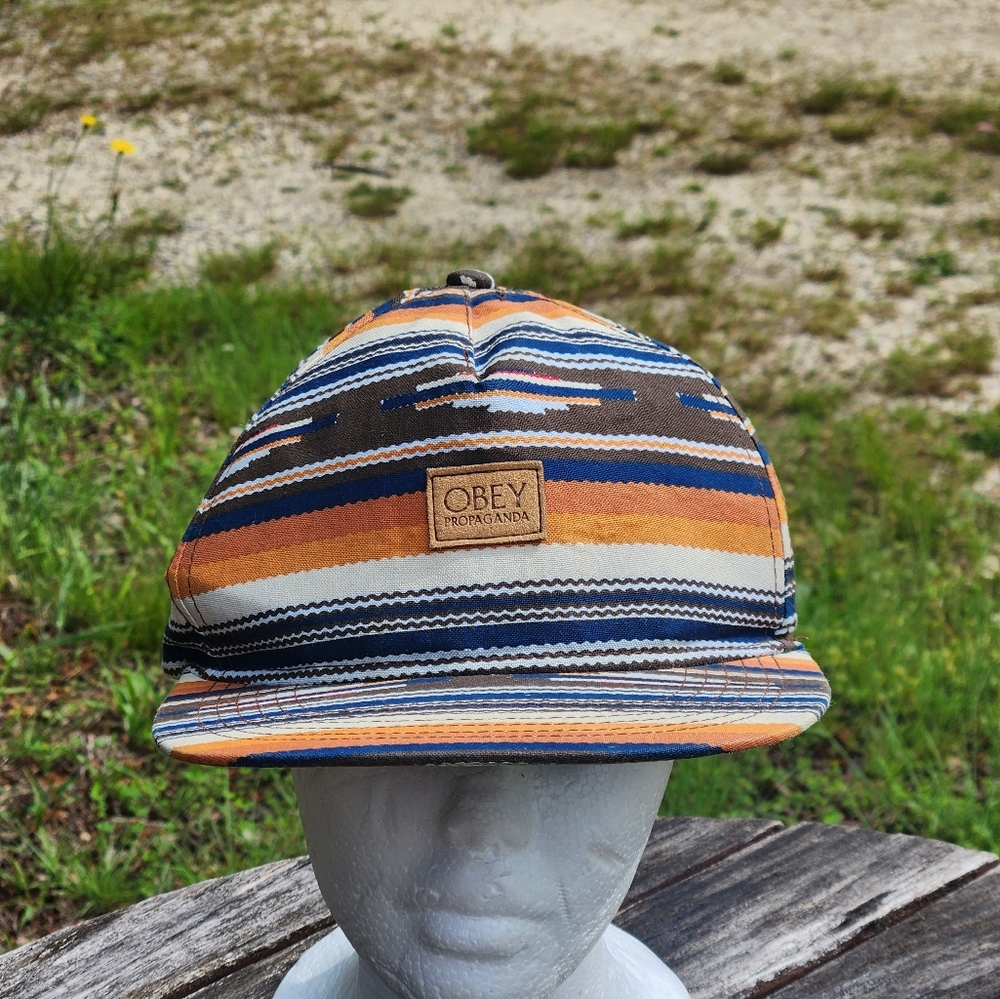 Obey Propaganda Multicolor Patterned Cap - image 3